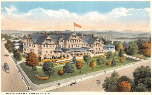 Margo Terrace, Asheville, NC postcard