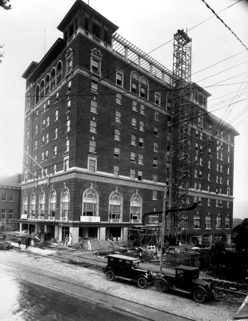 Vanderbilt Hotel Asheville under construction