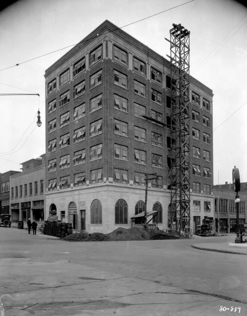 Gennett Building Construction Asheville 1925